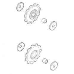Shimano Pulleyhjul Sæt SLX/Deore 11t - Cykeltilbehør