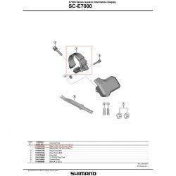 Shimano Stay A (dia 31.8 Mm) W/nut Sc-e7000 - Cykelreservedele