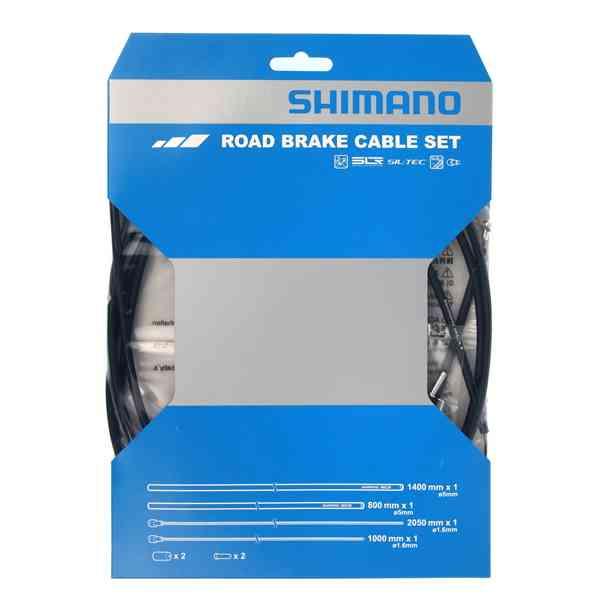 Shimano Racer Bremsekabelsæt i Rustfrit Stål