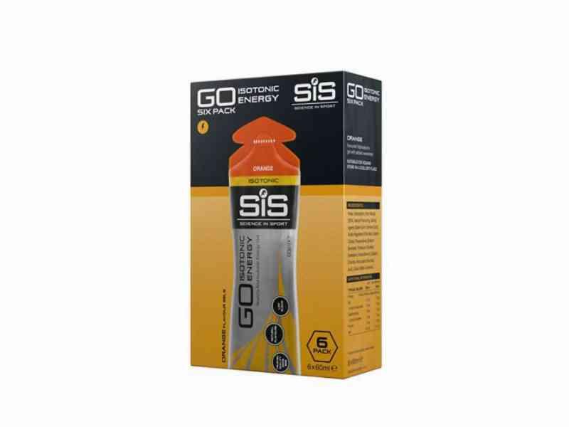 SIS GO – Isotonisk energigel – Appelsin – 6 stk.