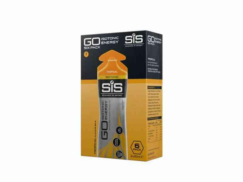 SIS GO - Isotonisk energigel - Tropisk - 6 stk.