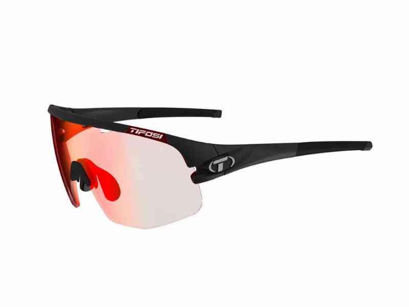 Tifosi Sledge Lite - Fotokromisk Cykelbrille - Mat Sort