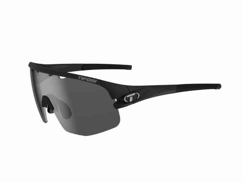 Tifosi Sledge Lite Cykelbrille - Mat Sort - 3 Linser