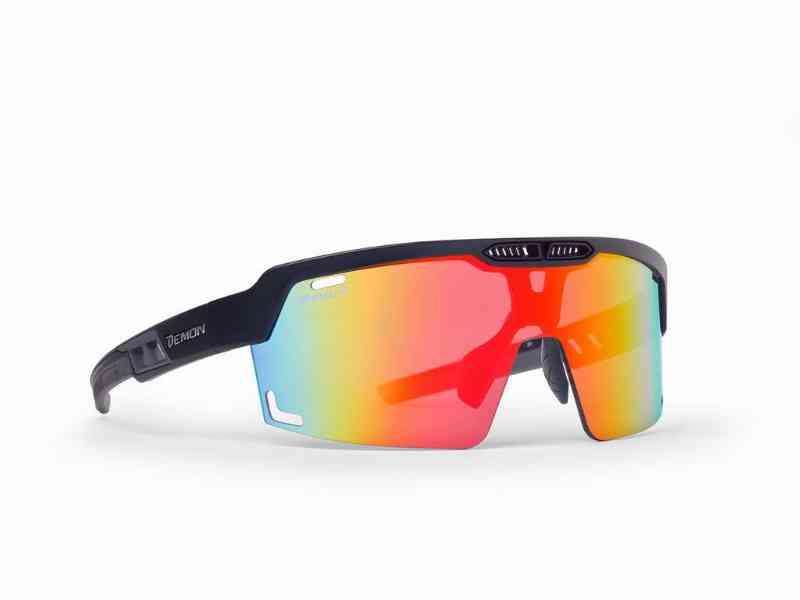 Demon Speed Vent Cykelbrille - Mat Sort/Grå
