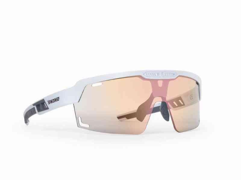 Demon Speed Vent DCHROM Cykelbrille - Spejl Guld Rød