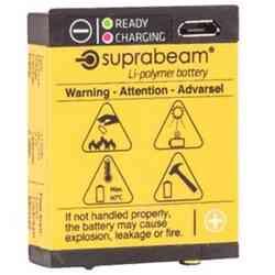 Suprabeam USB Li-polymer batteri 1400 mAh