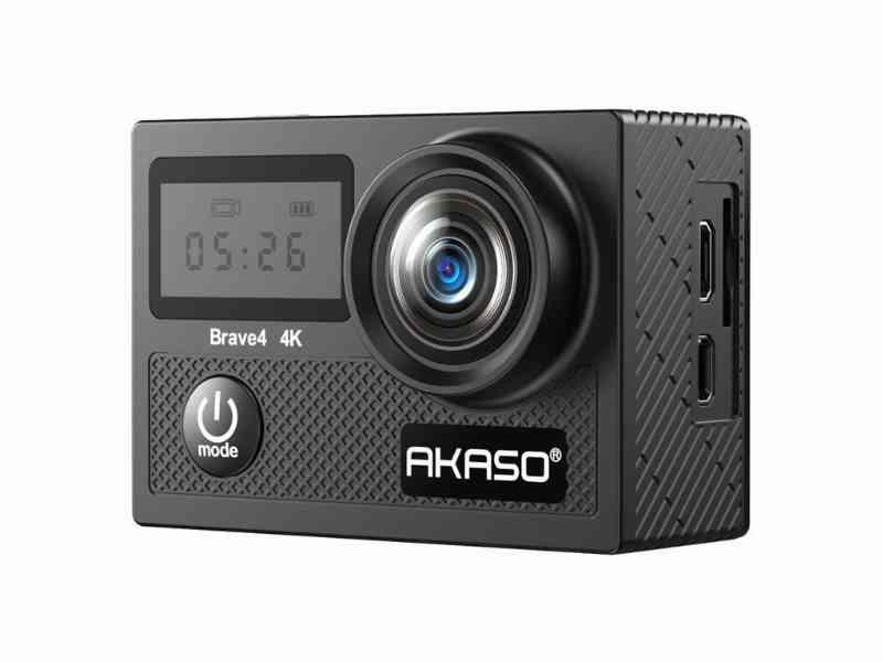 AKASO Brave 4 4K Action Kamera med Digital Zoom