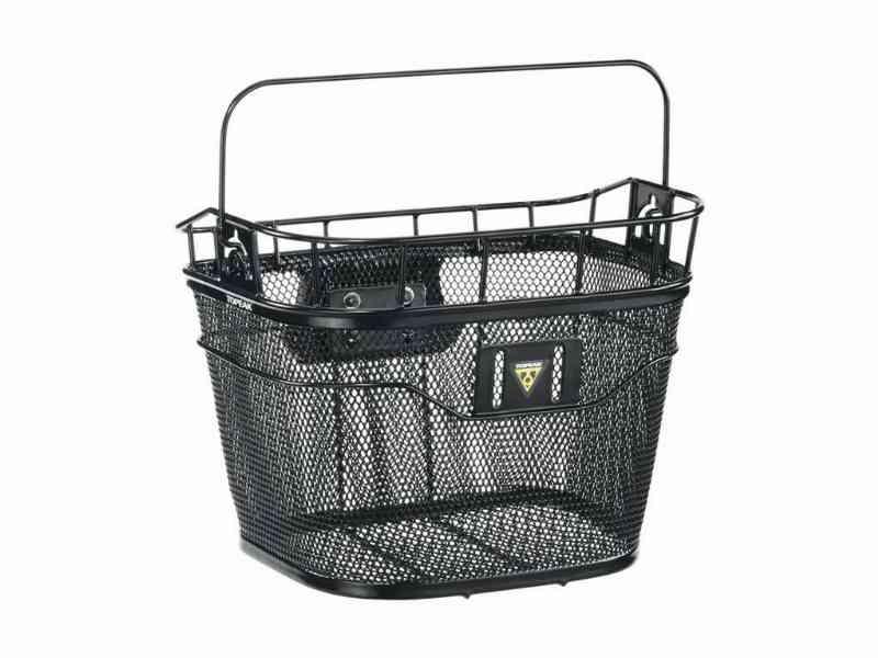 Topeak – Frontcykelkurv 16 liter – Sort med beslag