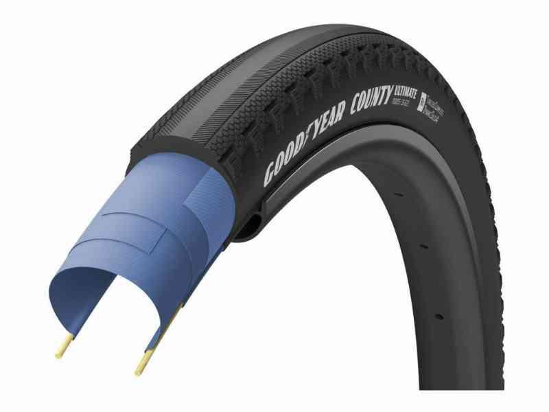 Goodyear County Ultimate TLC - 700x40c Foldedæk - Sort