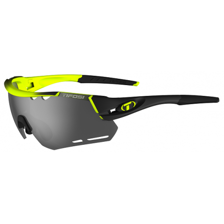 Tifosi Alliant neon cykelbrille med Smoke/rød linser