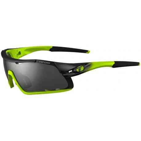 Tifosi Davos Race cykelbriller Neon Smoke/rød/klart
