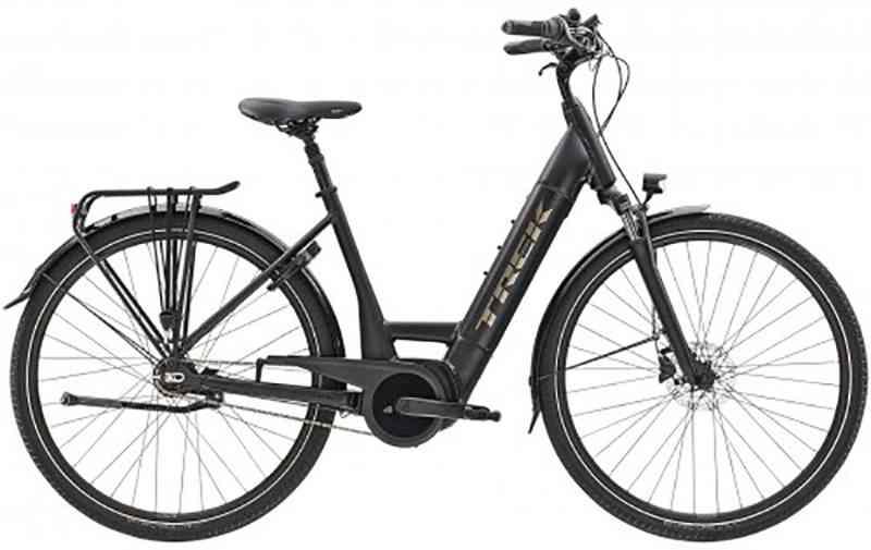 Trek District+ 6C Lowstep 2022 – Elcykel i Sort