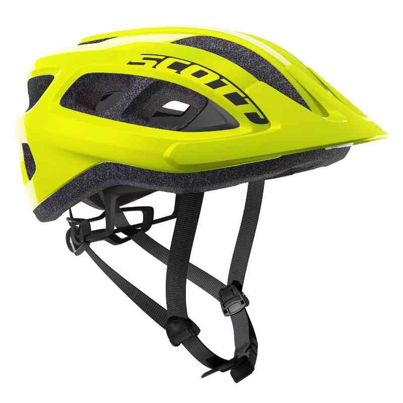SCOTT Supra Hjelm - Gul med Refleks