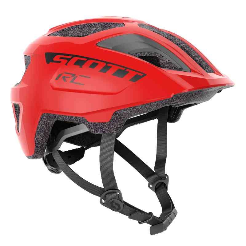 SCOTT Spunto Junior PLUS (MIPS) Hjelm med LED - Rød