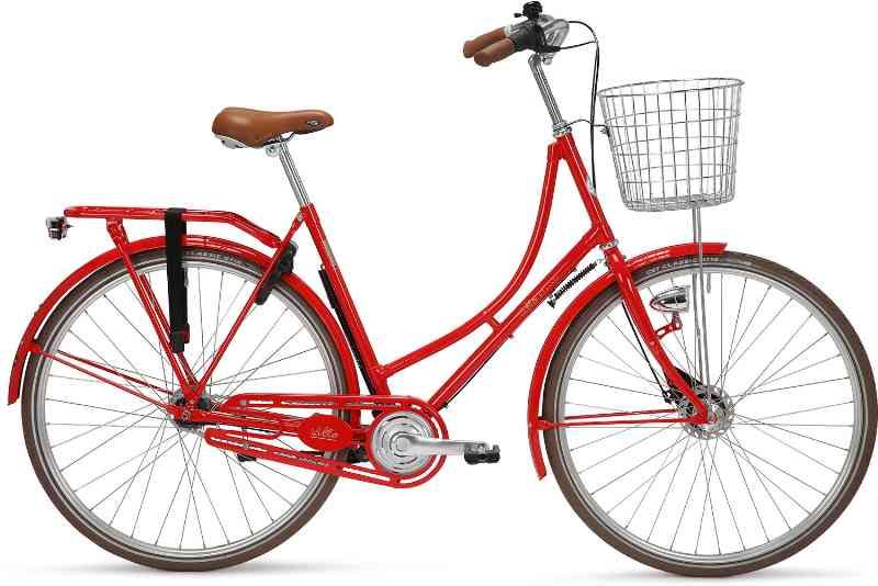 uVélo Classic Plus 7g Dame 2022 - Rød Cykel