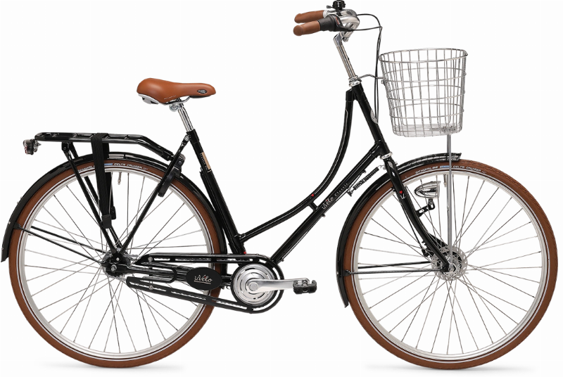 uVélo Classic Plus 7g Dame 2022 - Sort Cykel