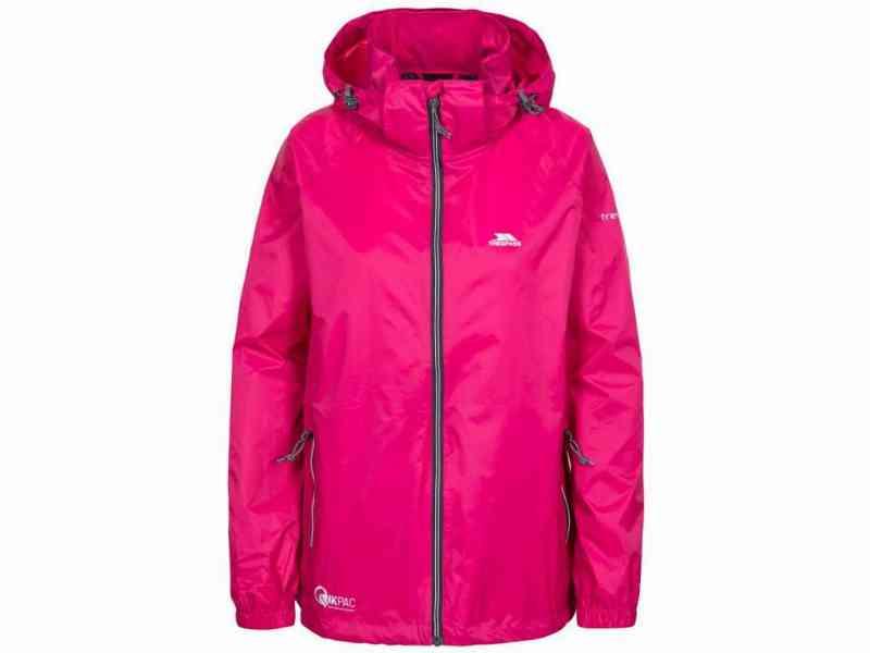 Trespass Qikpac X - Unisex Regnjakke - Pink - XS