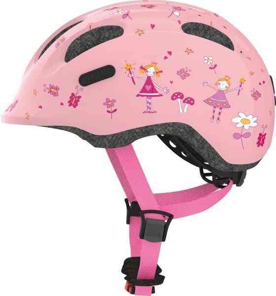 Abus Smiley 2.0 Cykelhjelm, Rosa Prinsesse