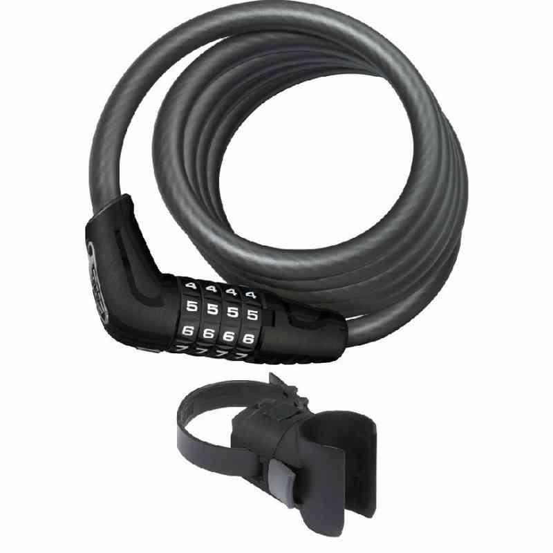 Abus 5510 Nummerkode Spirallås m/holder, 180cm