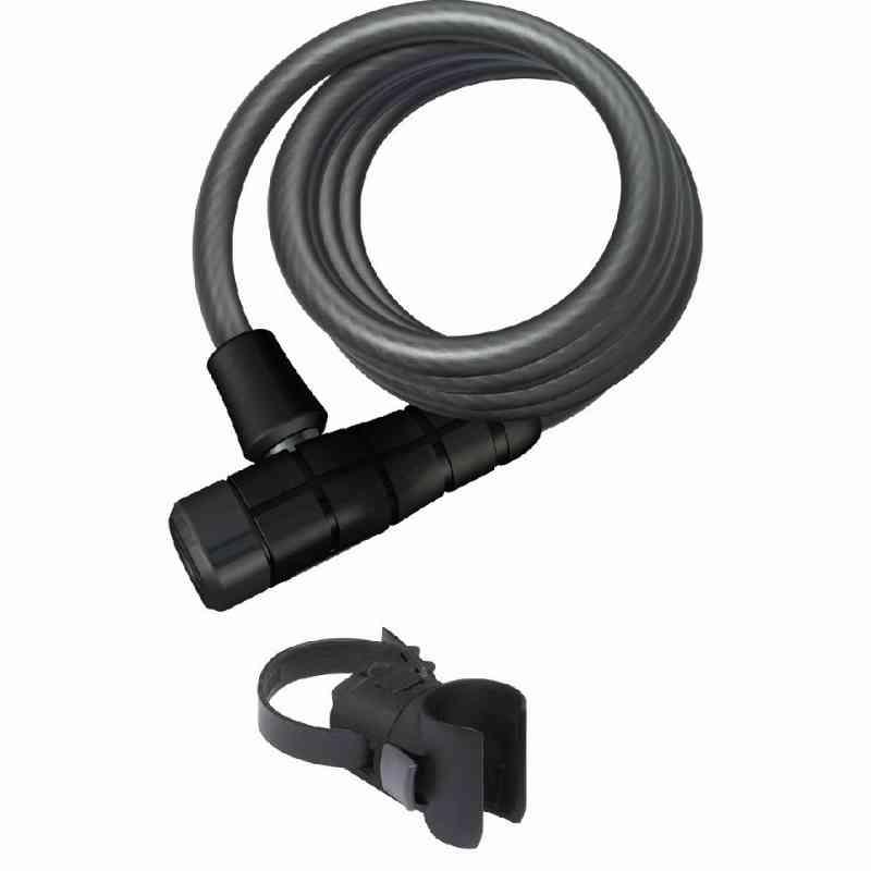 Abus Spirallås 5510 med holder, 180 cm