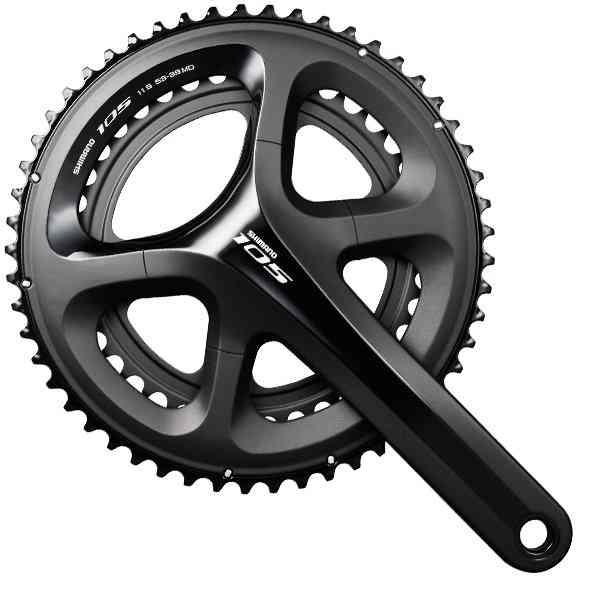 Shimano 105 Kranksæt 11sp 172,5mm 50/34 Sort FC5800