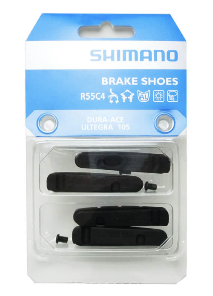 Shimano Dura-Ace 9000 Bremseklodser, 2 sæt, 55mm