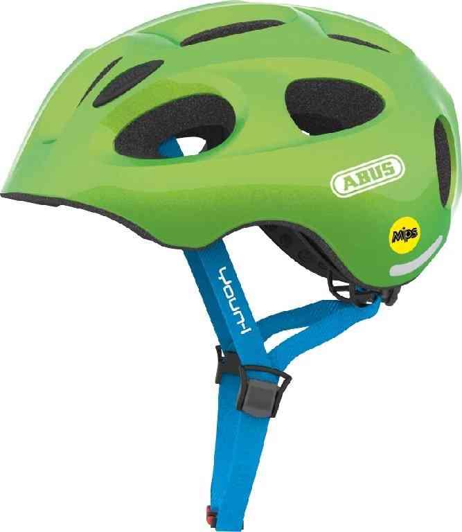 Abus Youn-I MIPS Cykelhjelm, Funklende Grøn