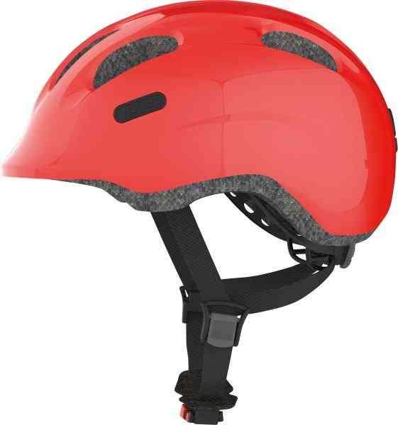 Abus Smiley 2.0 Cykelhjelm, Funklende Rød