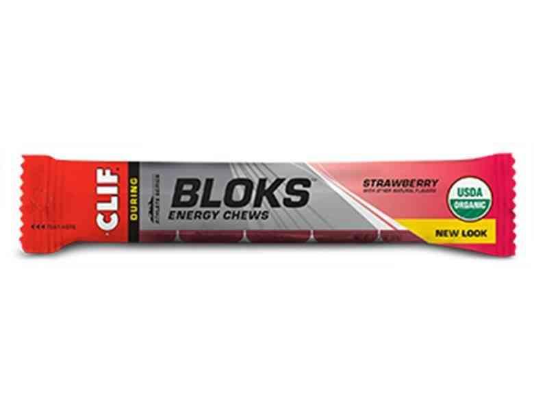 Clif Bar Shot Bloks Jordbær Energibarer