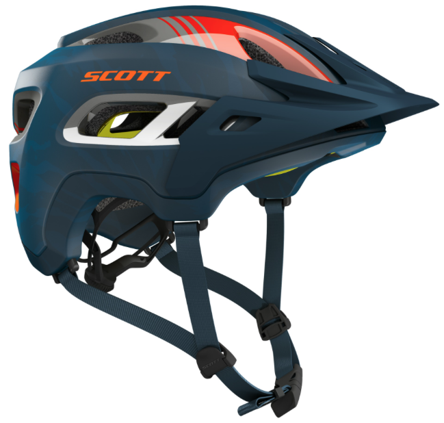 Scott Stego MIPS MTB Hjelm Blå/Orange
