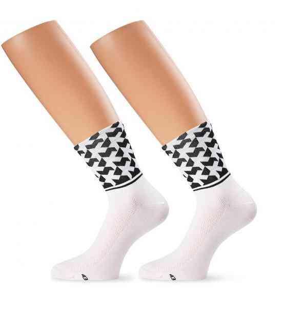 Assos MonogramSock EVO8 Sokker, Hvid