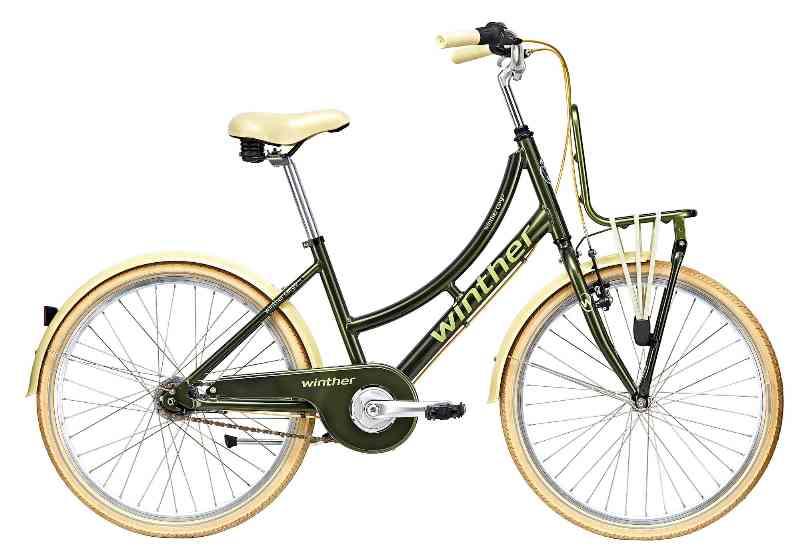 Winther 250 CARGO 24" Pigecykel - Grøn