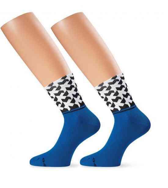 Assos MonogramSock EVO8 Sokker, Blå