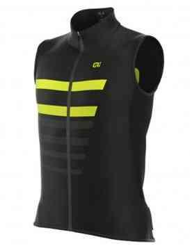 Alé Vindvest Capitano Unisex - Sort/Gul