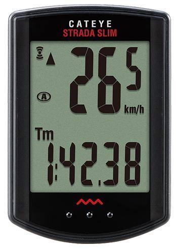 Cateye Strada Trådløs Cykelcomputer 8 - Sort