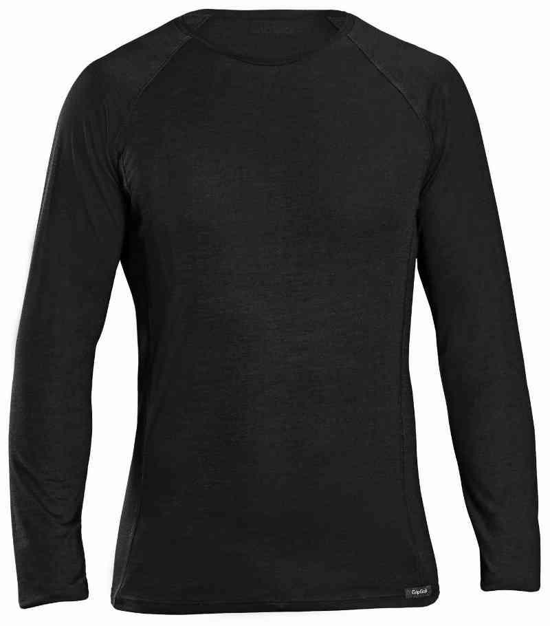 GripGrab Merino Polyfiber Langærmet Undertrøje - Sort