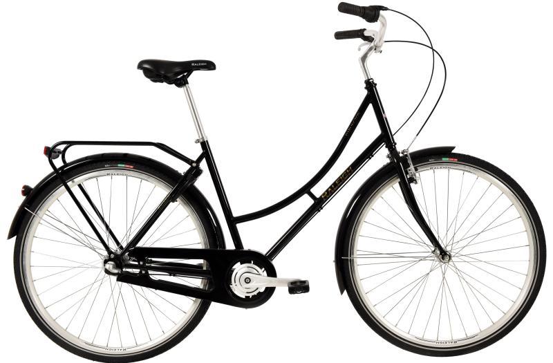 Darlington Dame 7g 2023 Cykel i Sort fra Raleigh