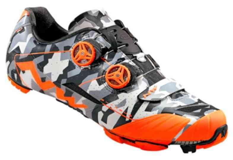 NorthWave Extreme XC MTB - Camo/Orange Sko