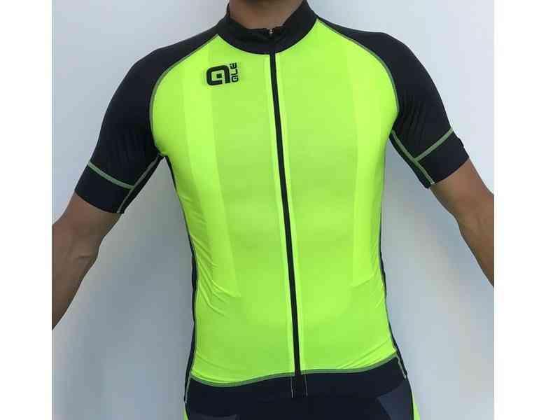 Alé Kortærmet Jersey PRR, Sort/Gul