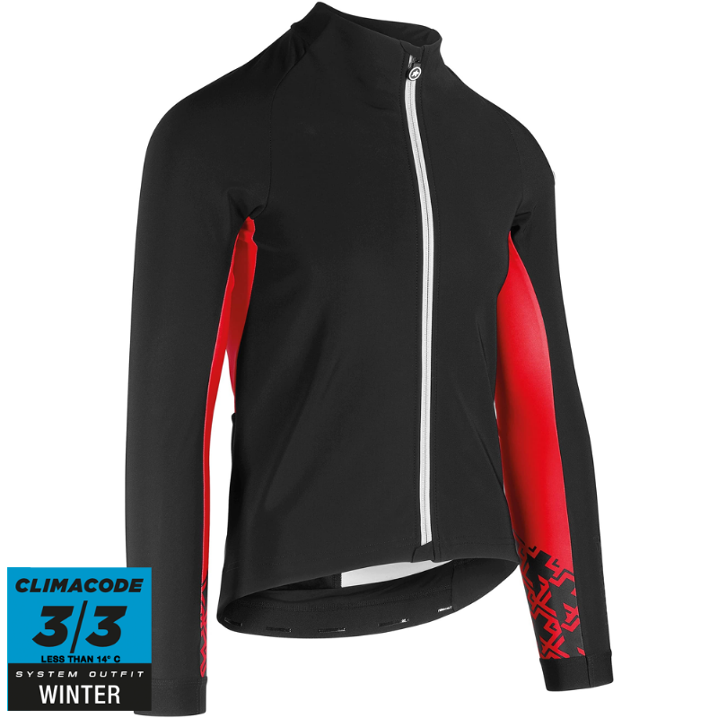 Assos Mille GT Vinterjakke - Sort/Rød