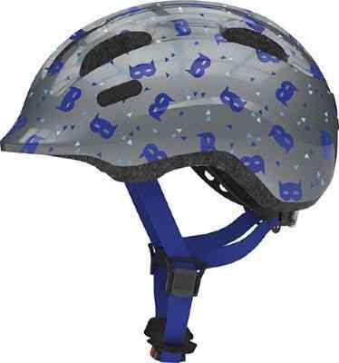 Abus Smiley 2.1 Cykelhjelm med LED - Blå Maske