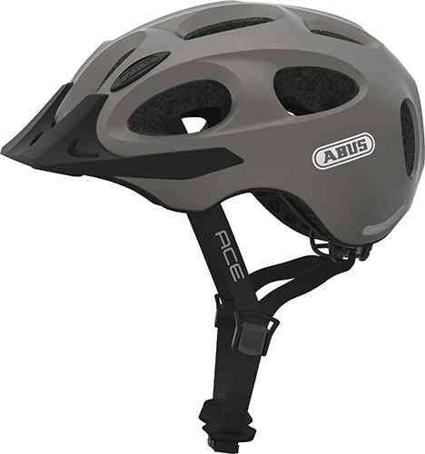 Abus Youn-I Ace Hjelm med LED - Metallic Sølv