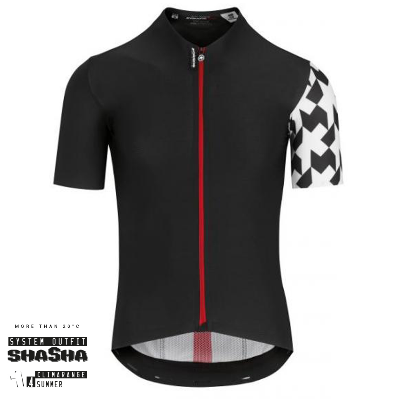 Assos Cykeltrøje Equipe Aero Kortærmet, Sort