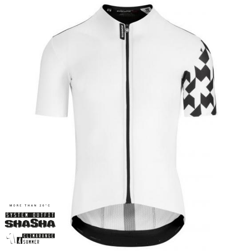 Assos Aero Cykeltrøje SS, Hvid
