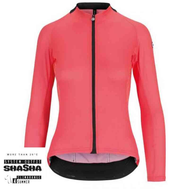 Assos Dame Længermed Cykeltrøje UMA GT, Pink