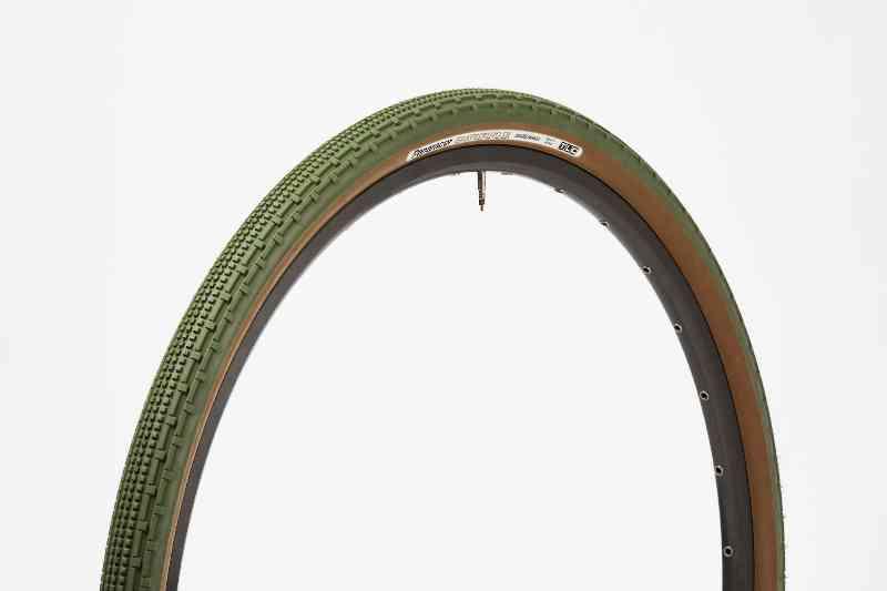 Panaracer 700 x 38 Gravel King SK Dæk, Militærgrøn