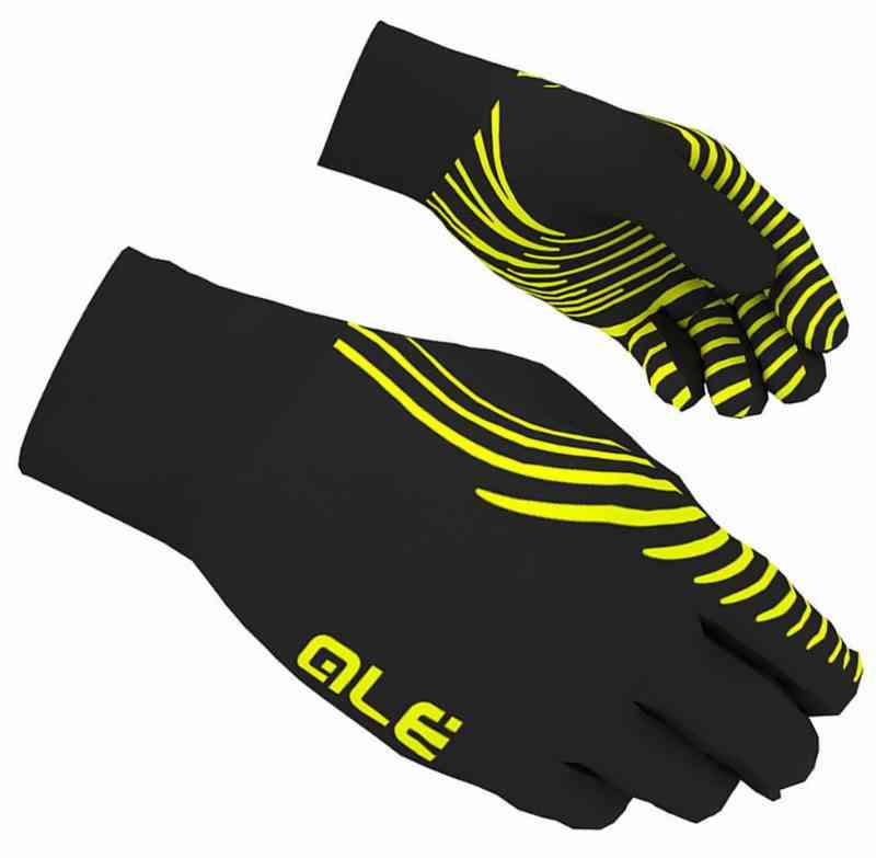 Alé Spirale Handsker - Sort/Fluo