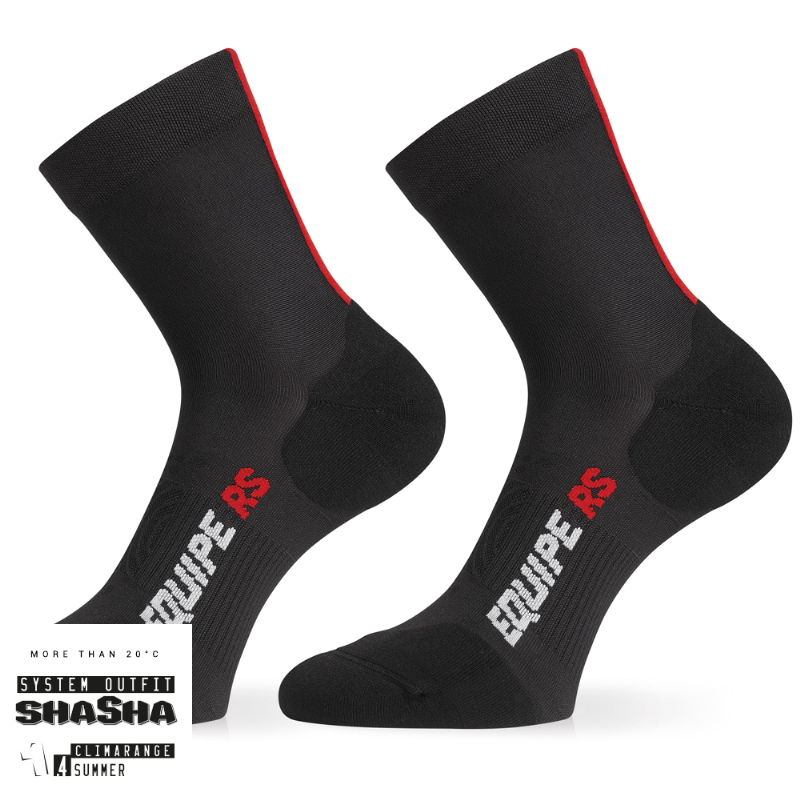 Assos RS Sko SOKKER - Sort