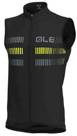 Alé Guscio Vest 2.0 Vindfront Unisex - Sort/Gul