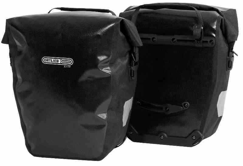 Ortlieb Back-Roller City cykeltasker - 2 stk. Sort tilbud